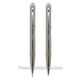 Alfa twist action ball pen & pencil set