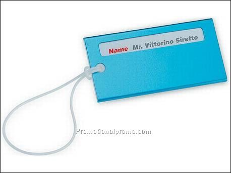 Aluminium kofferlabel