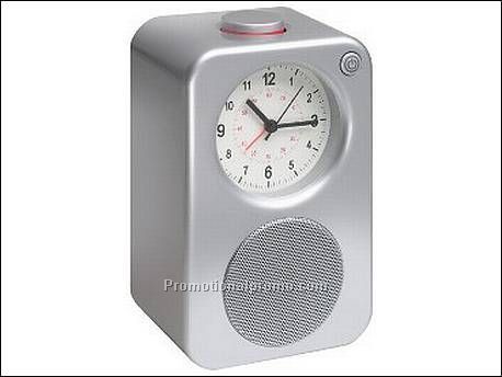 Analoge wekker met AM/FM radio in...