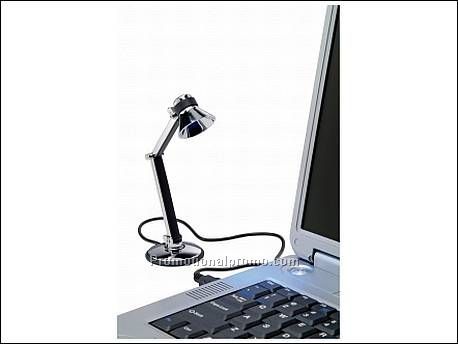Angle poise laptop lamp. Werkt via ee...