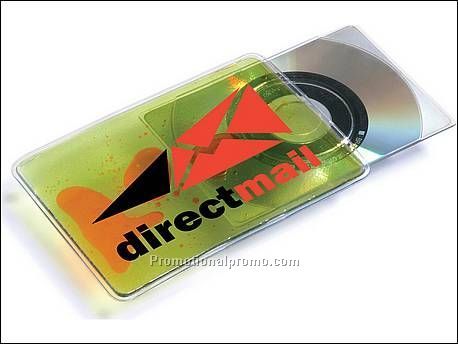 Aqua Mini CD Card Pocket