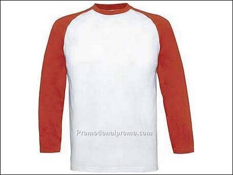 B&C Base-Ball LSL White/Red