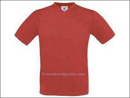 B&C Exact V-Neck Red