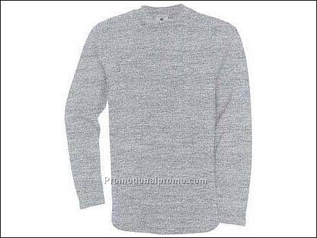 B&C Open Hem Heather Grey