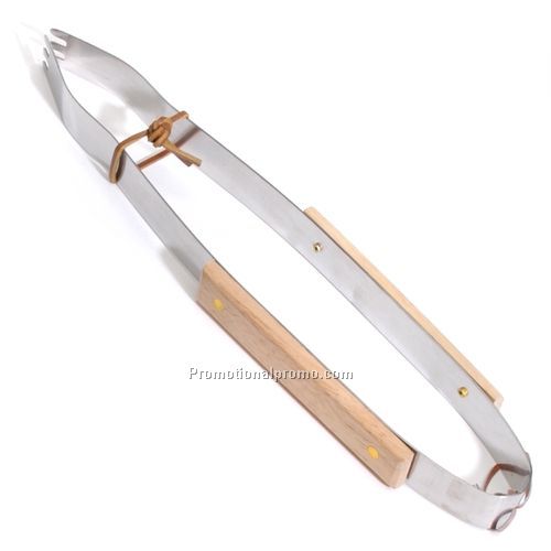 BBQ Tongs - Wood Handle
