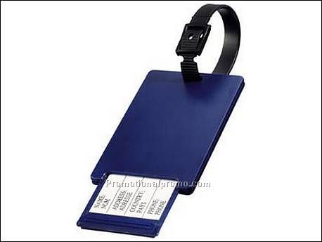 Bagagelabel. Kunststof.