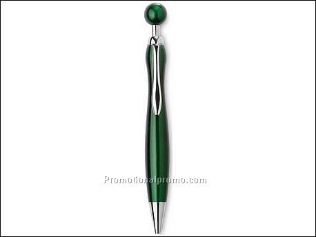 Balpen met chromen details