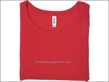 Bella T-shirt Scoop neck, Red