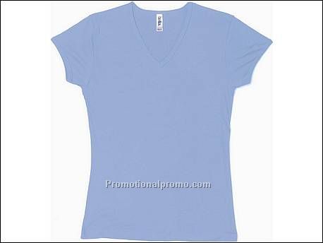 Bella T-shirt V-Neck S/S, Baby Blue