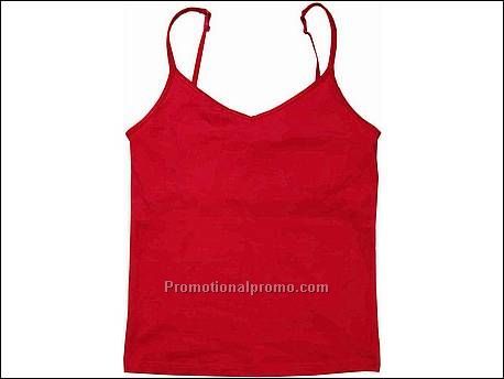 Bella Tank Top Shelf Bra, Red