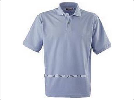 Boston polo basic. 1 x 1 rib gebreide...