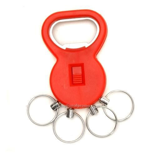 Bottle Opener - 4 Detachable Keyrings