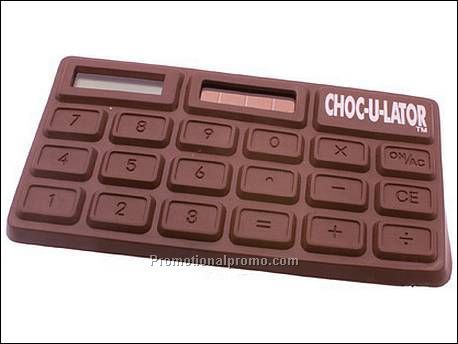 Calculator Chocolate brown PVC