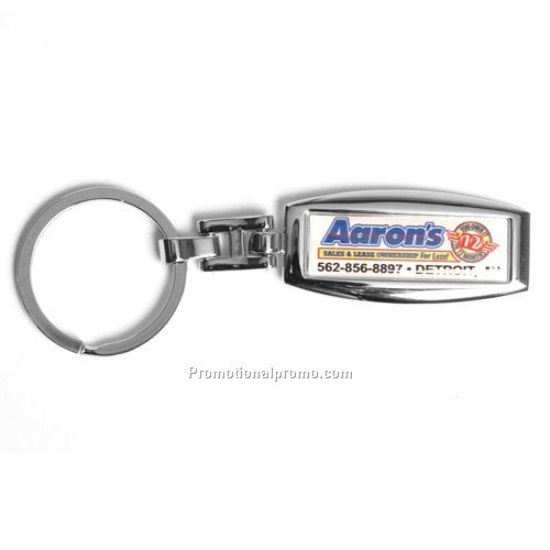 Chrome Logodome Keychain