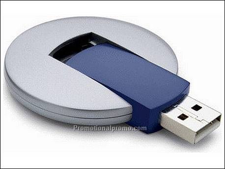 Circular USB stick. 1 GB 2.0.