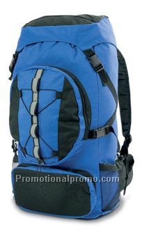 Climber. Outdoor backpack