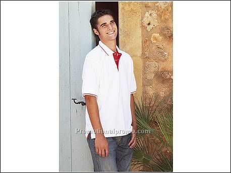 Contrast Tipped Piqu59680Poloshirt