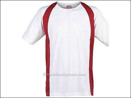 Cool fit t-shirt. Boord met smal band...