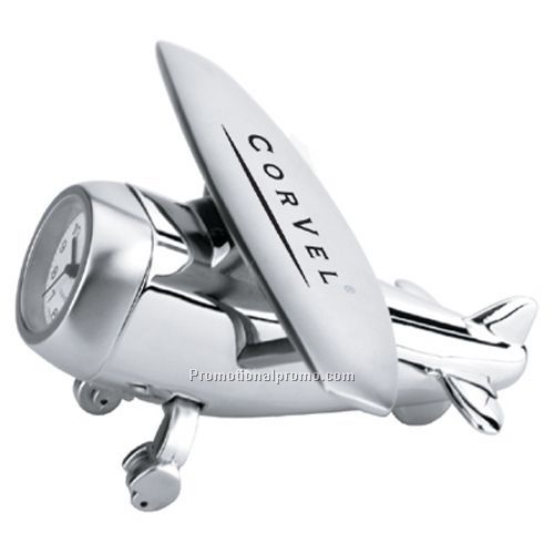Desk Clock - Airplane