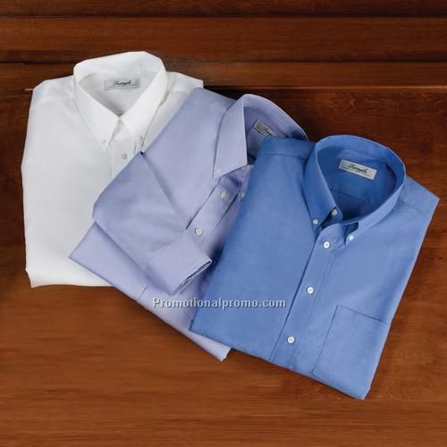 Dress Shirt - Forsyth® Solid Oxford Sport Long Sleeves, Sleeve Length 33 Inches