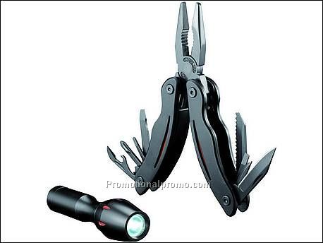 Extreme multitool en zaklamp set