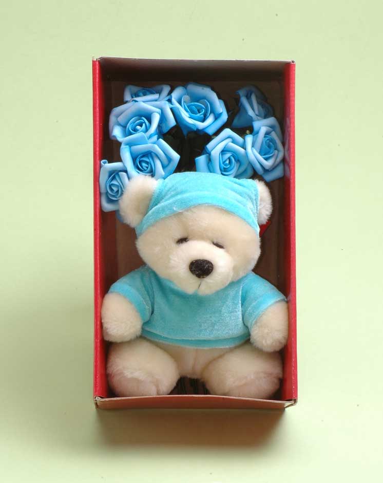 bear and rose for valentine's day
  
   
     
    