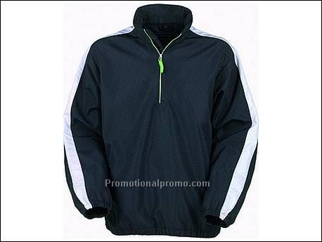 Half zip jacket. Ademend, waterafstot...
