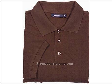 Hanes Polo Beefy, Brown