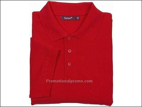 Hanes Polo Beefy, Red
