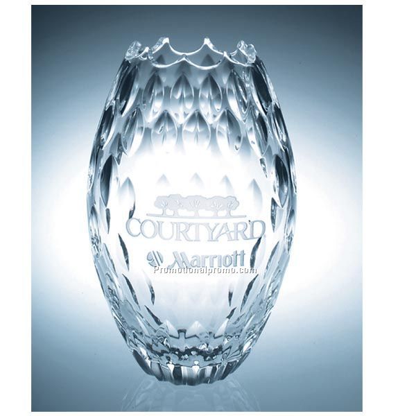 Italian Crystal Vase C-334C