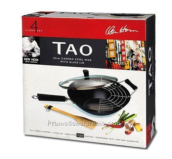 KEN HOM 32cm TAO CARBON STEEL WOK