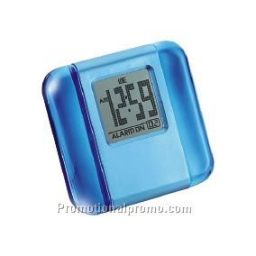 LCD travel alarm clock