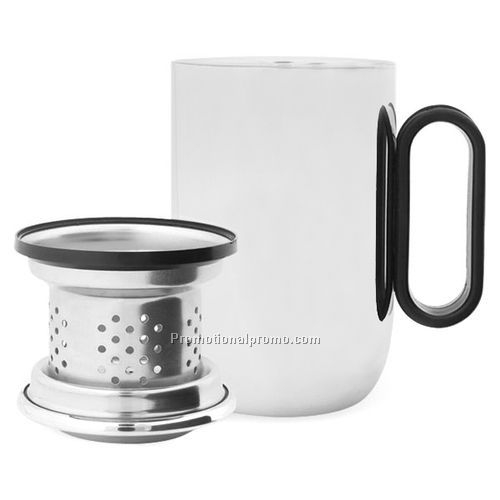 Mug - Bon Vivant Chai Mug with Drainer, 12 oz.