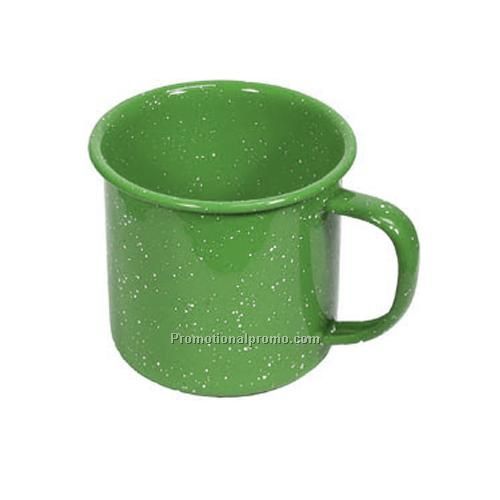 Mug - Enameled Tin Cup, 12 oz