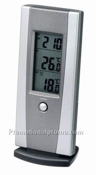 RF INDOOR / OUTDOOR THERMOMETER CLOCK