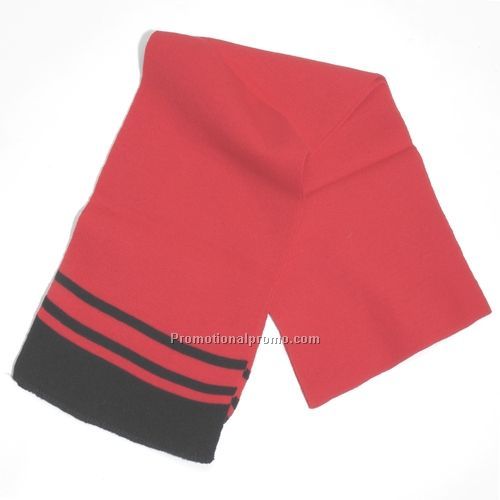 Scarf - Deluxe Acrylic Scarf with Stripe, 10