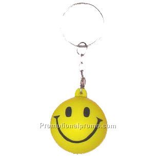Smile ball keychain