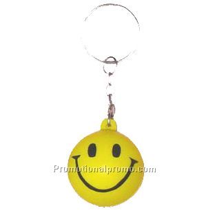 Smile ball keychain