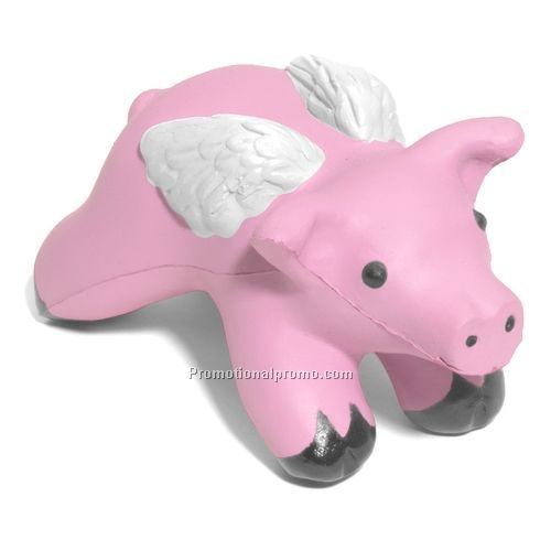 Stress Reliever - Pig with Wings Squeezie