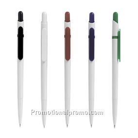 Striated Grip Ballpoint Pen