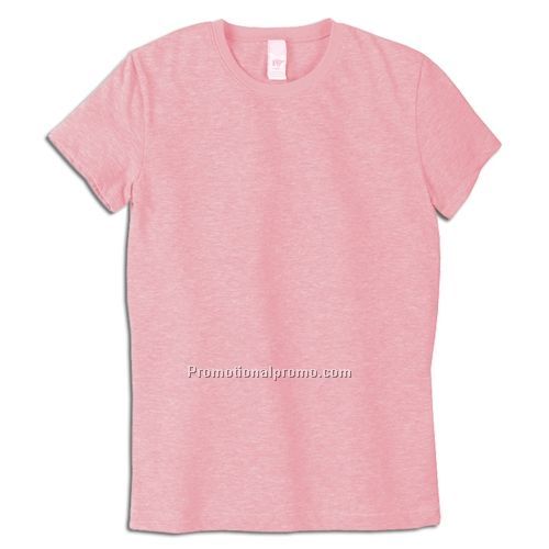 T-Shirt - HYP Ladies Heathered Malibu Ringer Tee