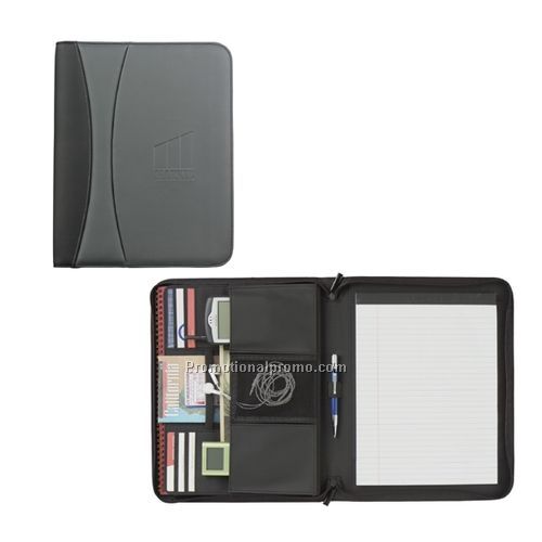 Tangent Zippered Padfolio