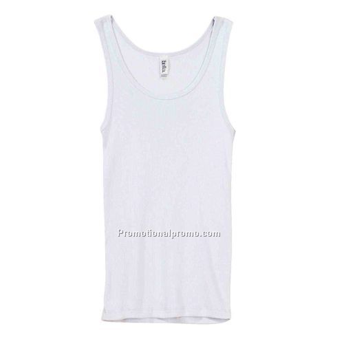 Tank Top - Bella Ladies' 2x1 Rib Knit Tank Top, Combed Ring Spun Cotton