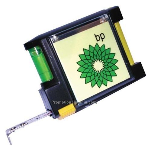 Tape Measure - 6 Ft.  with Level, Pen, & Notepad