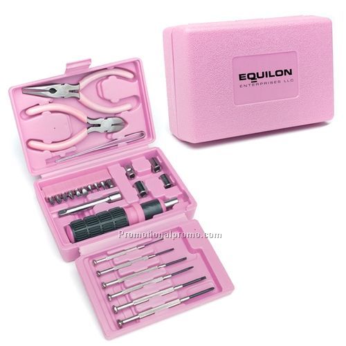 Tool Set - 26 Piece Pink Set