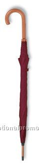 Umbrella with wooden grip