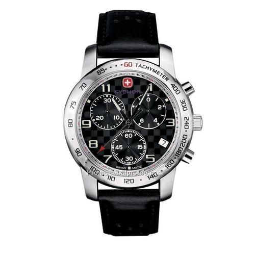 Watch - Wenger Mens Rallye des Alpes Black Stp Chronograph