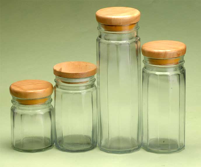 storage jar with wood lid
  
   
     
    