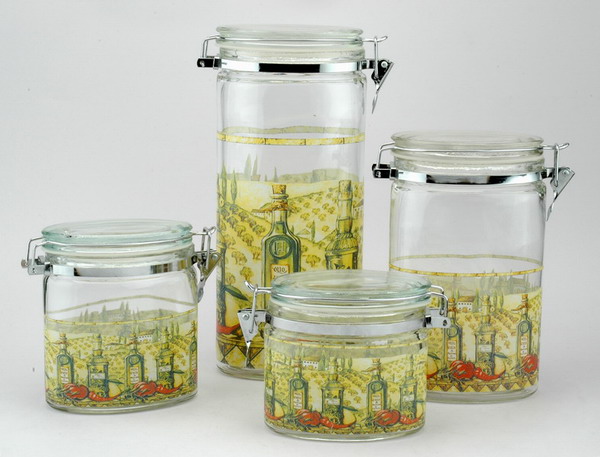 storage jar set with decal
  
   
     
    