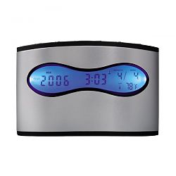 Desk Clock w/Blue Backlight AQ-019